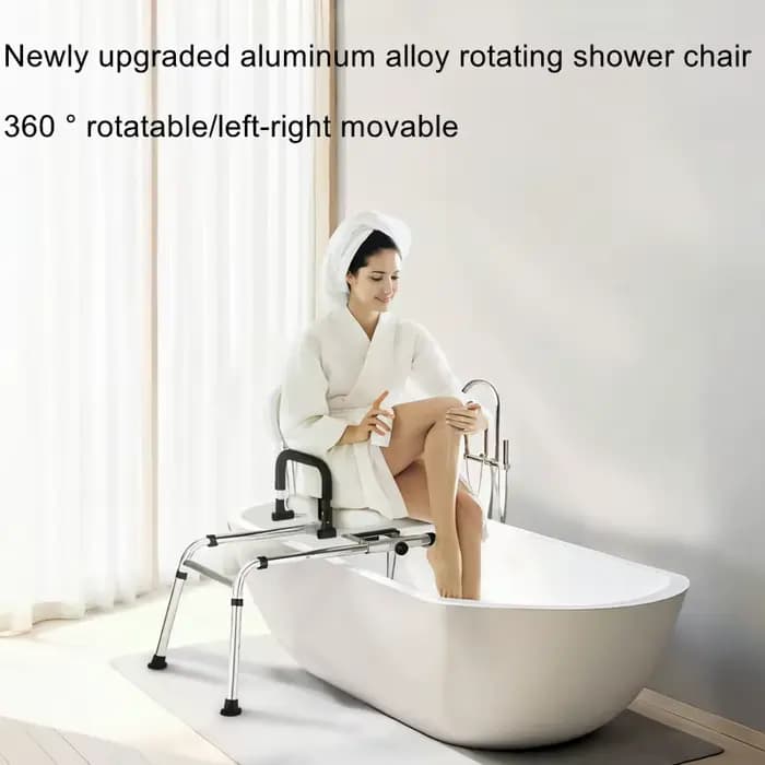 Tabouret de salle de bain, chaise de baignoire rotative pour personnes âgées, chaise de douche pour personnes handicapées, chaise de douche pour femmes enceintes