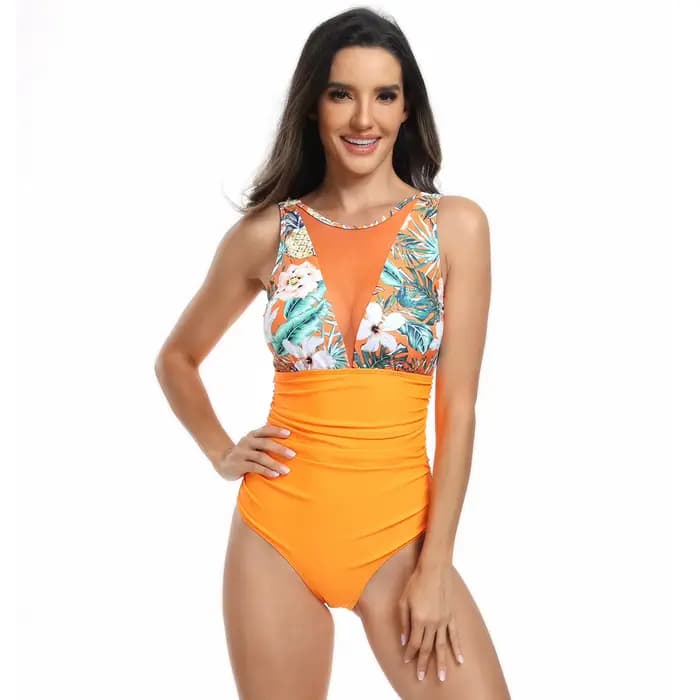 Grande taille col en v Bikini une pièce maillot de bain femmes 2025 nouveau maillot de bain d'été Push Up Monokini maillots de bain solide maillots de bain femme