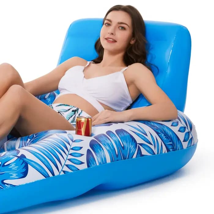 Flotteur de piscine gonflable adulte-flotteurs de piscine flotteurs de chaise longue radeau chaise flottante flotteurs d'eau pour piscine lac salon Floa