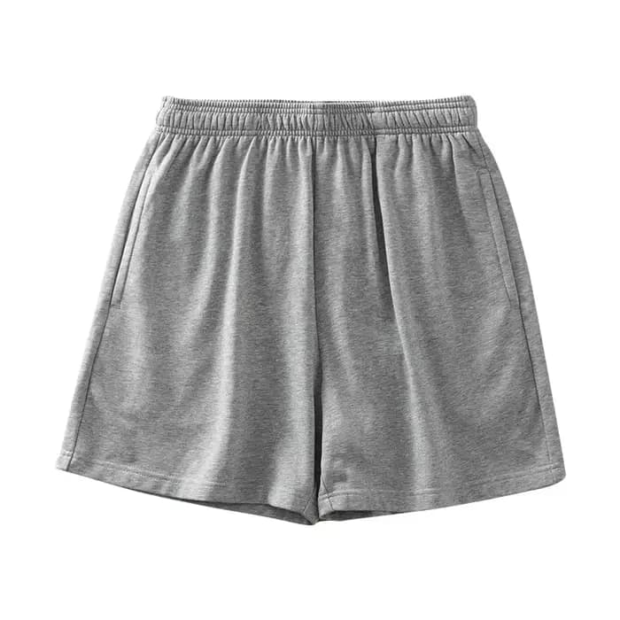 DUEllen-Short éponge pour homme, short de sport à jambe droite, taille élastique, short de course, pantalon décontracté, été, 2024
