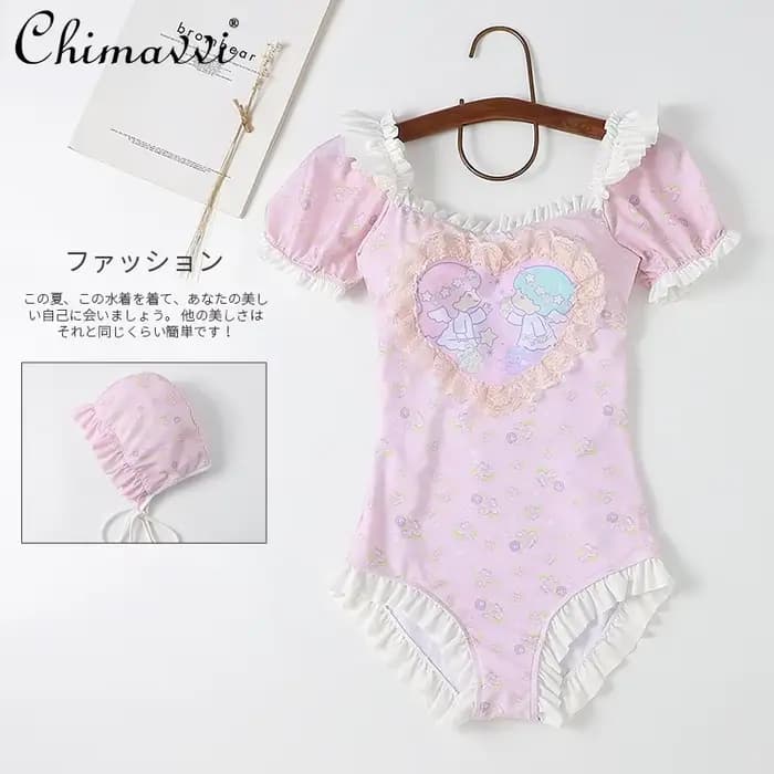 Maillot de bain japonais une pièce pour femmes