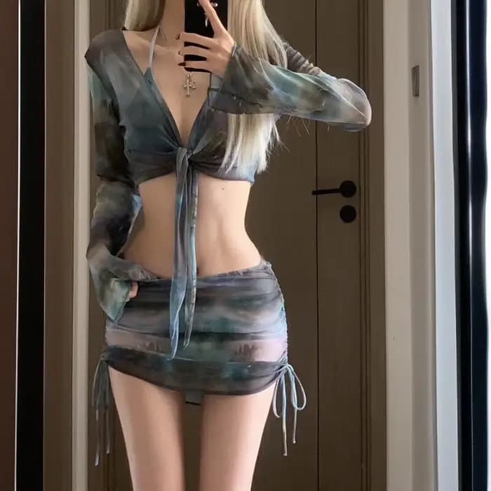 Maillot de bain 4 pièces pour femmes