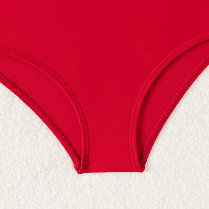 Maillot de bain une pièce rétro pour filles de 8 à 14 ans