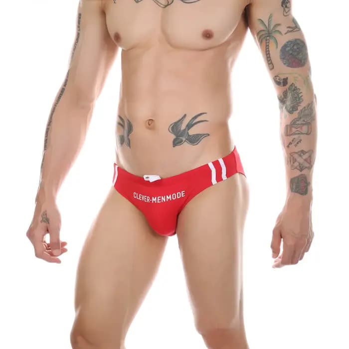 CLEVER-MENMODE maillots de bain hommes Bikini slip de bain homme maillot de bain Sexy natation bain trempé plage Shorts sungas troncs