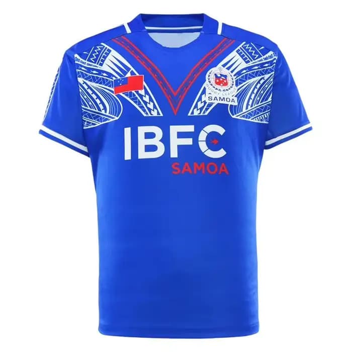 Maillot de rugby d'entraînement domicile Samoa 2025/26 pour enfants - Tailles homme S-5XL Confortable Respirant Qualité Parfaite !
