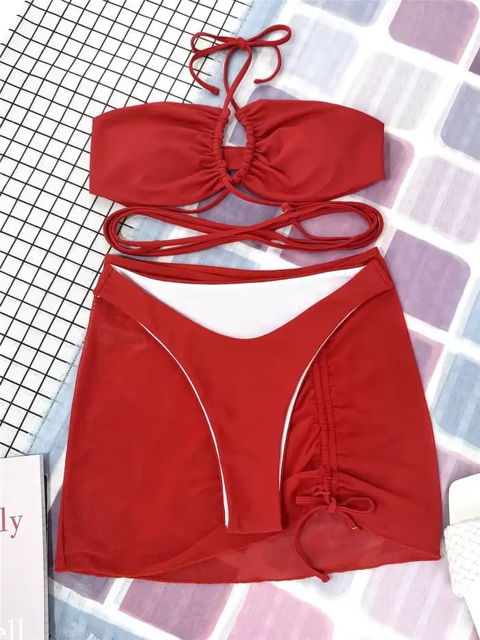 Ensemble de maillot de bain 3 pièces pour femme