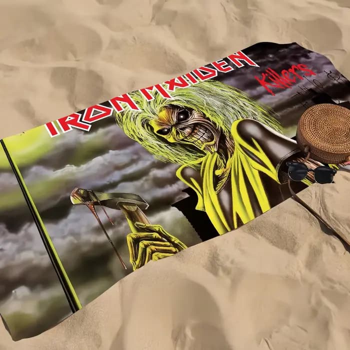 Grande serviette de bain de plage