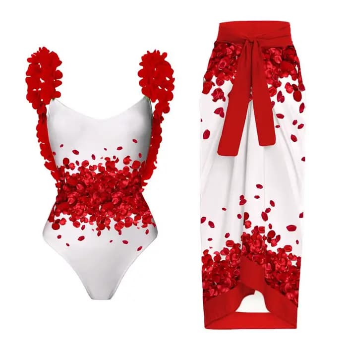 Maillot de bain une pièce à fleurs, sexy, décolleté en v profond, monokini, pour femmes, vêtements de plage, 2024