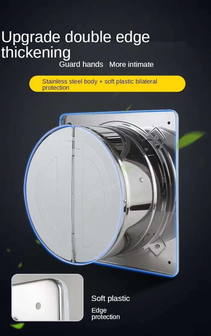 6/8 pouces extracteur ventilateur de Ventilation ventilateur d'échappement haute vitesse salle de bains cuisine toilette évent fenêtre mur ventilateur d'échappement