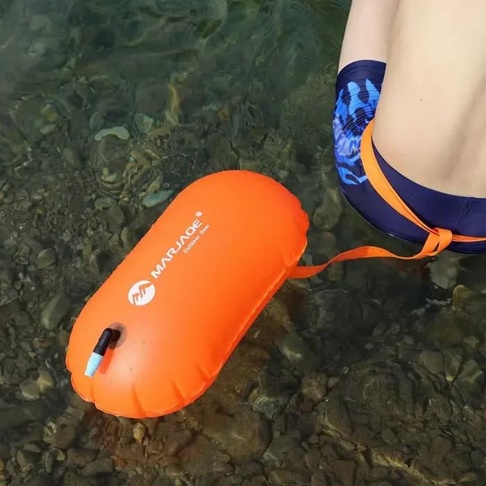 Bouée de piscine flotteurs de remorquage gonflable bouée de natation de sauvetage sac de séchage d'air gonflé en PVC sac de dérive accessoire de piscine eau libre
