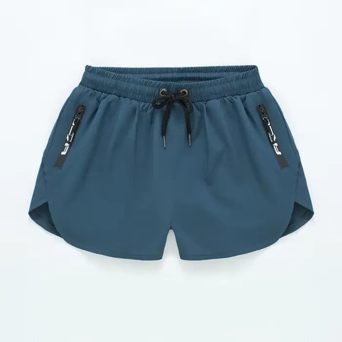 Short de bain extensible pour homme avec doublure de compression