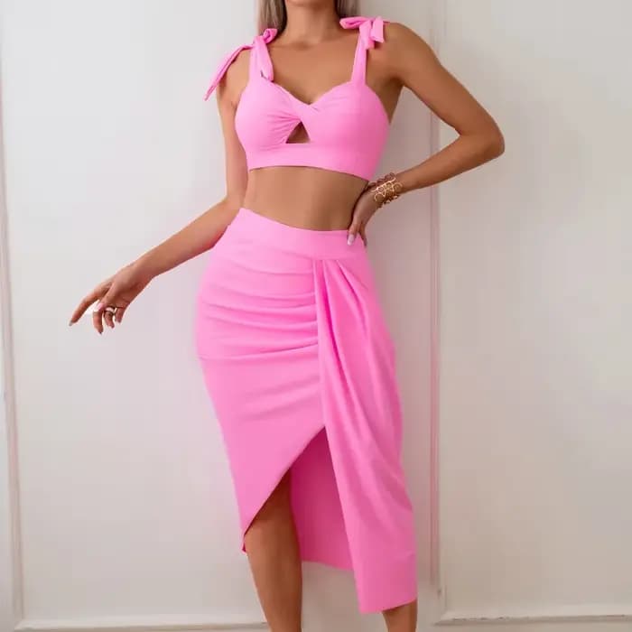 Offre spéciale de la saison nouveau maillot de bain en Nylon pour femmes ensemble trois pièces