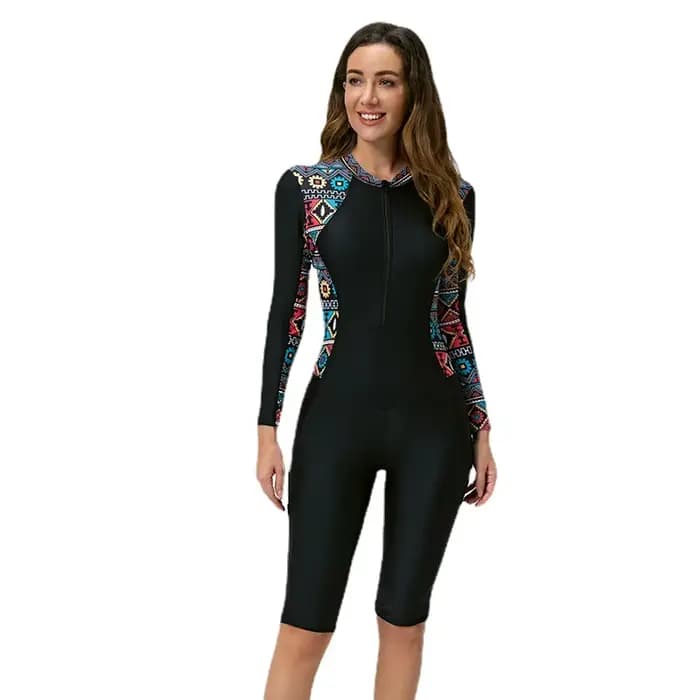 Maillot de bain une pièce anti-UV UPF 50+ pour femme