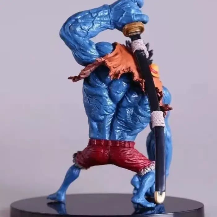 Figurine de collection Luffy One Piece : Modèle de personnage d'anime simple et cool, jouet décoratif, cadeau