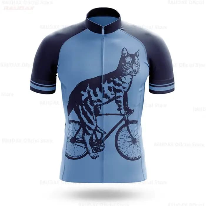 Maillot de cyclisme pour hommes, haut de vélo CAT, chemise de vélo vtt, vêtements d'équitation sur route de montagne, manches courtes, été, 2023