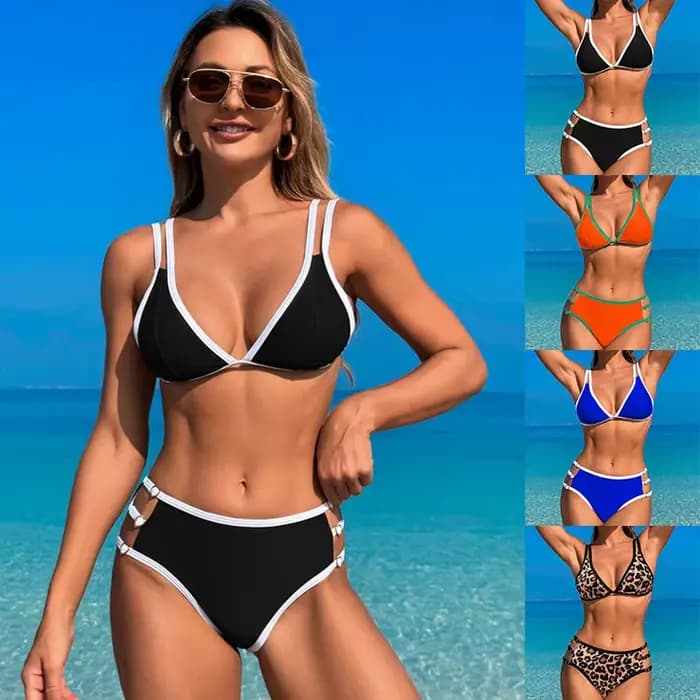 Femme Bikini été Sexy solide
