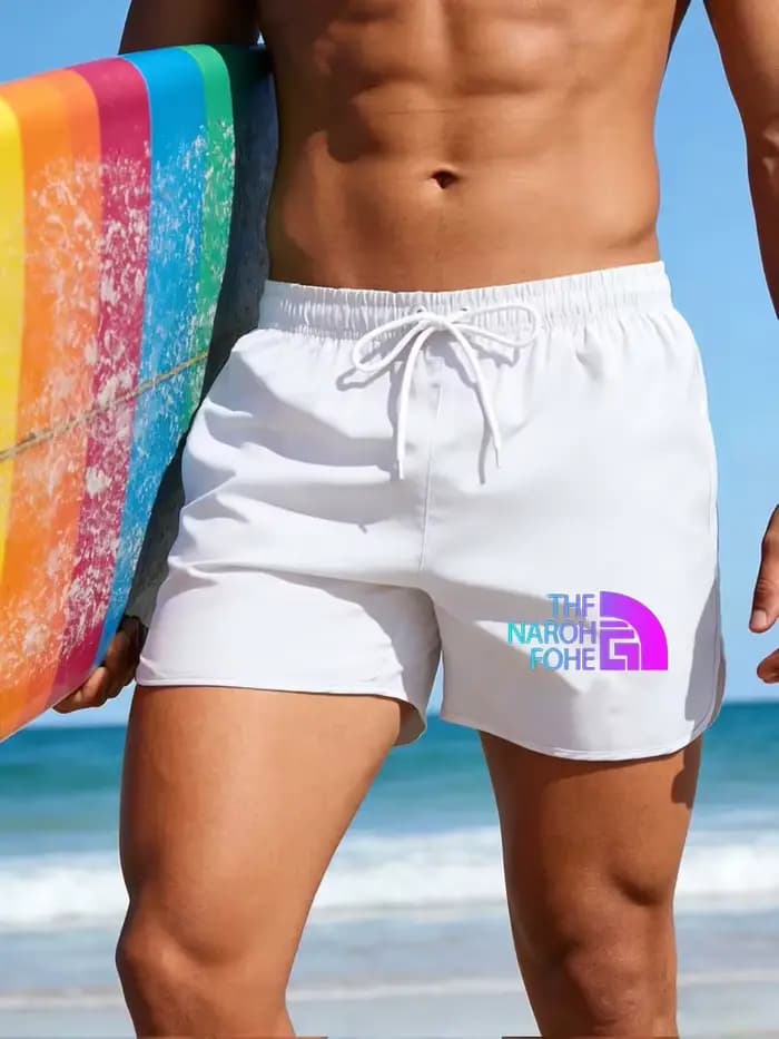 Shorts de plage estivaux pour hommes, nouveaux shorts de plage imprimés tendance pour hommes, séchage rapide, multicolores, shorts de sport pour hommes