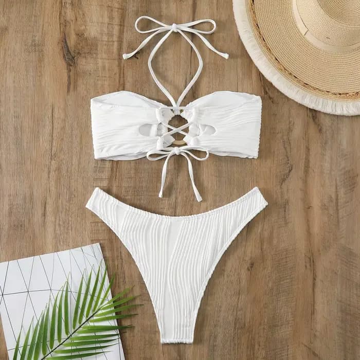 Maillot de bain blanc pour femmes