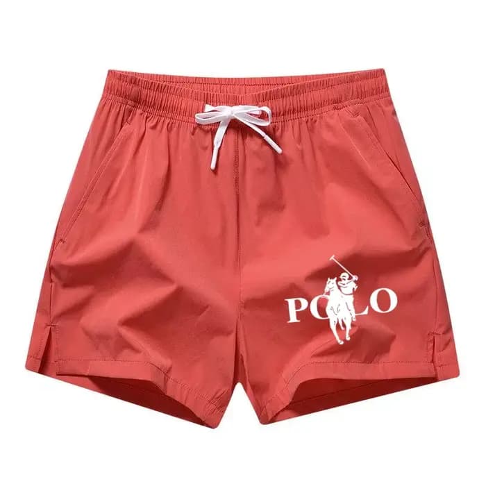 Shorts de plage en soie glacée à séchage rapide pour homme, coupe ajustée, pour la course, la natation, le fitness, respirants, été 2026