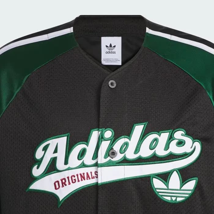 Adidas officiel authentique unisexe ample et respirant boutonné manches courtes T-shirt JN0767