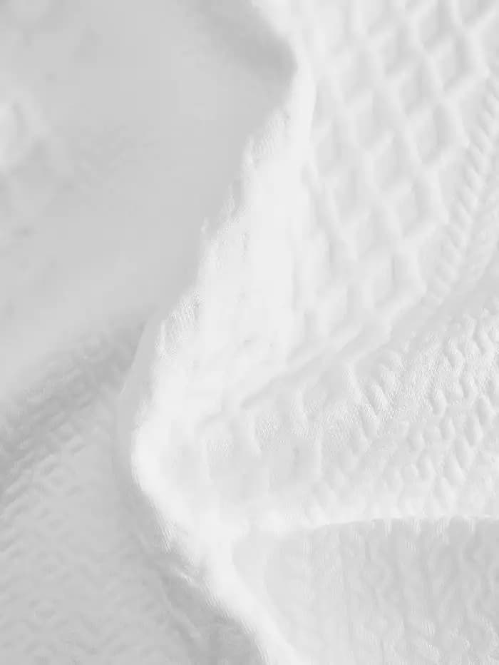 Shorts blancs texturés pour hommes avec cordon de serrage à la taille, respirants et à séchage rapide, pour le sport et les activités de plein air