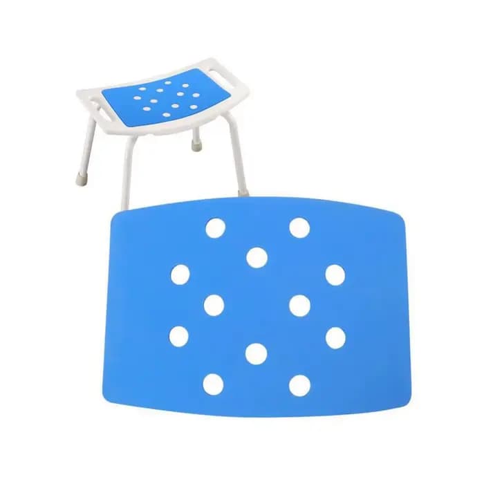 Chaise de bain pour personnes âgées avec coussin 1 pièce, tabouret de douche antidérapant, siège d'aide sécurisé pour baignoire pour personnes âgées, utilisation intérieure H0020