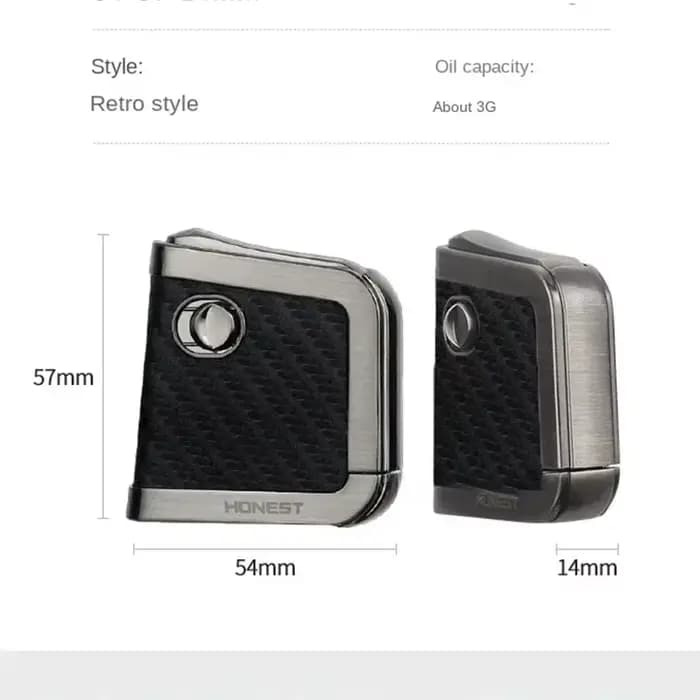 Briquet HONEST pour homme, coupe-vent, personnalité créative, briquet Vintage haut de gamme, comme cadeau pour petit ami
