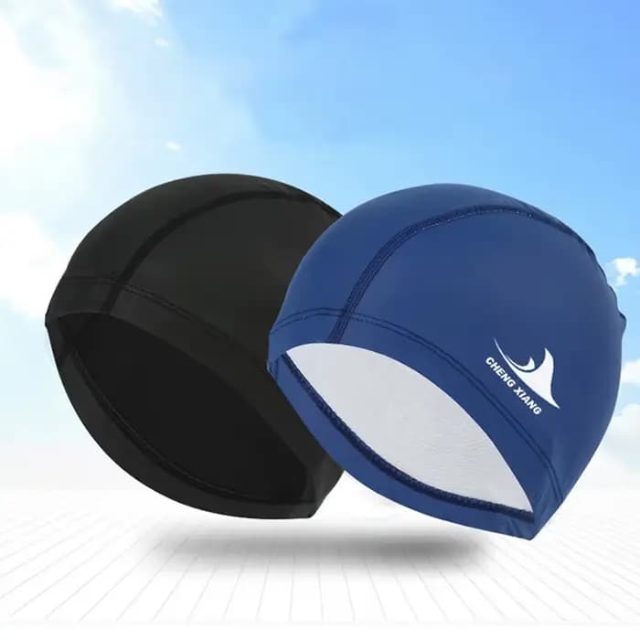 Bonnet de bain requin pour hommes et femmes, tissu imperméable, haute élasticité, Flexible, Durable, Protection des cheveux longs, chapeau de piscine