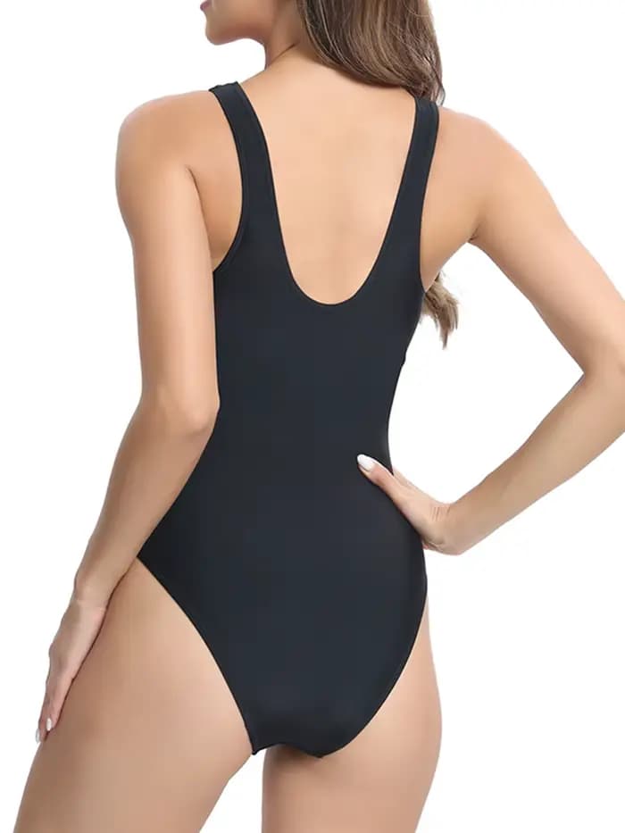 Maillot de bain de course une pièce sexy et ajusté pour femme 2026 – Tenue