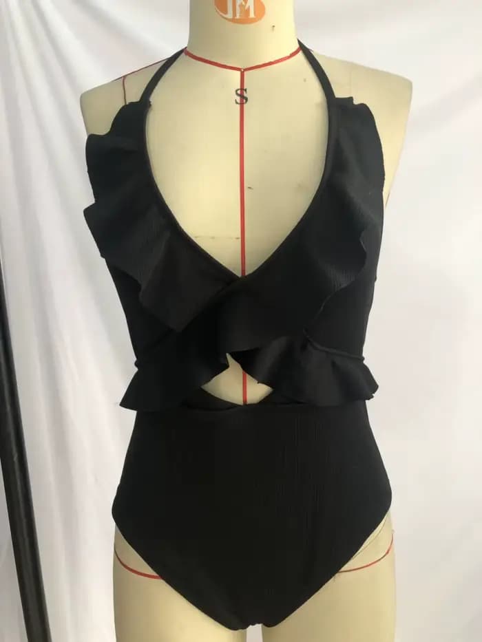 Maillot De Bain une pièce à volants