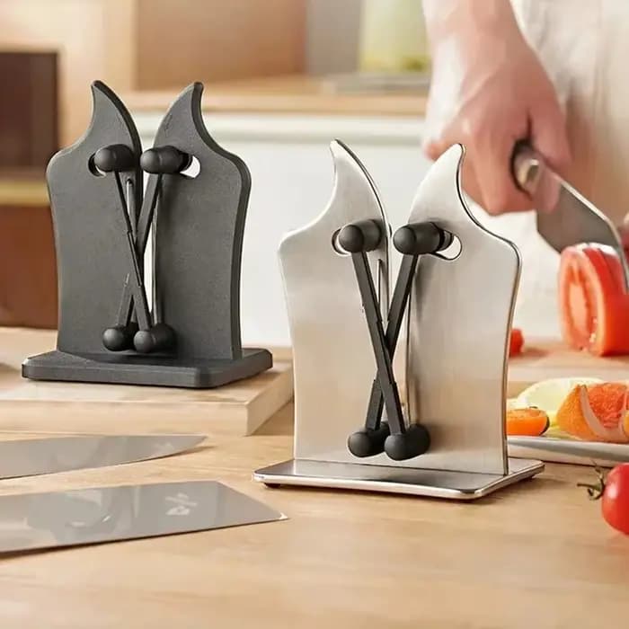 Affûteur de couteaux, outil d'affûtage de cuisine, affûtage facile et sûr, couteau de Chef de cuisine, couteau damas, outils de cuisine, fournitures de cuisine