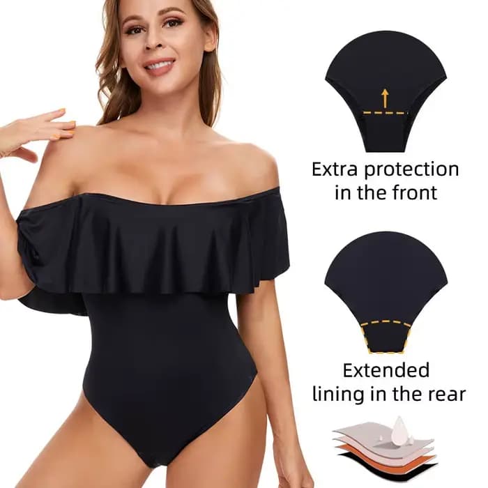 Maillot de bain menstruel Style Triangle, Sexy, anti-fuite, absorbant, idéal pour la plage, sous-vêtements pour filles, 1 pièce