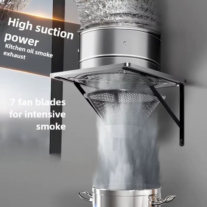Ventilateur extracteur à grande vitesse, aérateur pour toilettes, aérateur pour fenêtre et mur, 6 ", 8"