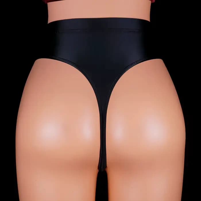 Bikini brésilien brillant en T pour femme