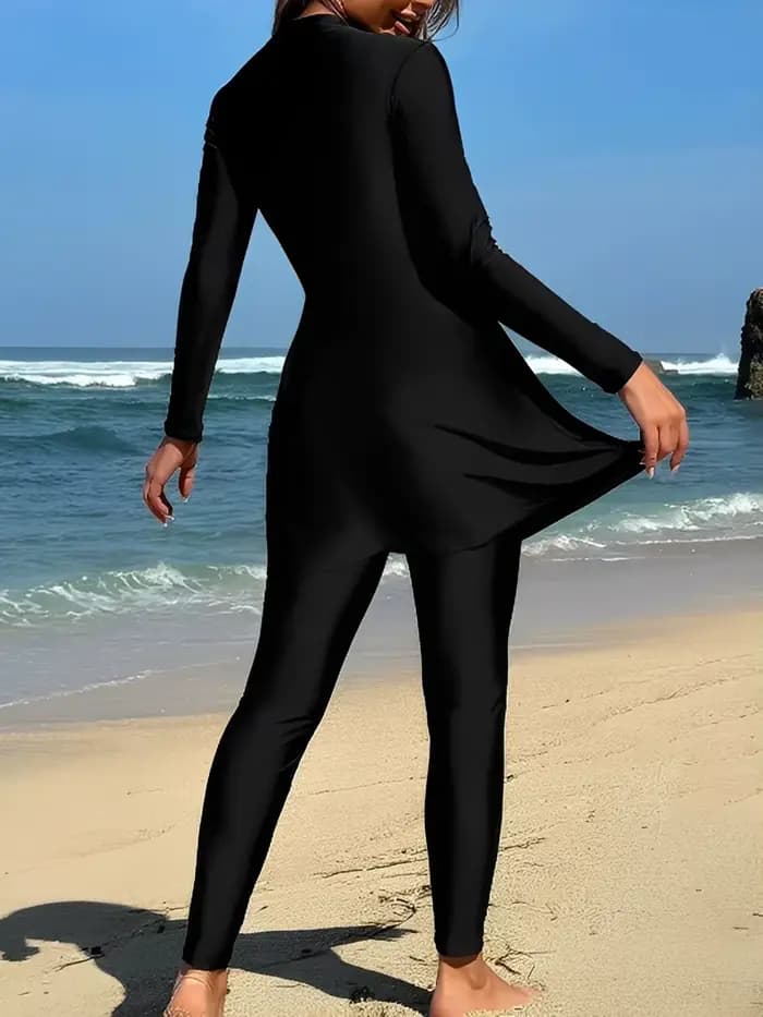 Maillot de bain à manches longues pour femme 2026