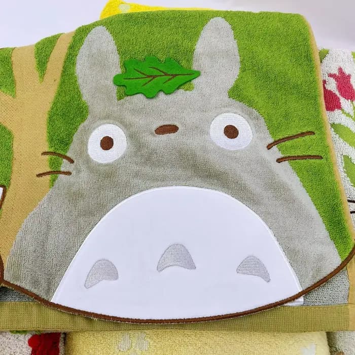 Serviette de bain en fil non torsadé en coton japonais 120x60cm, serviette de plage chinchilla magnifiquement brodée pour enfants et adultes