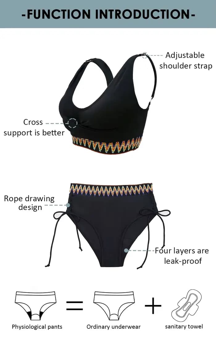 Maillot de bain menstruel pour femme