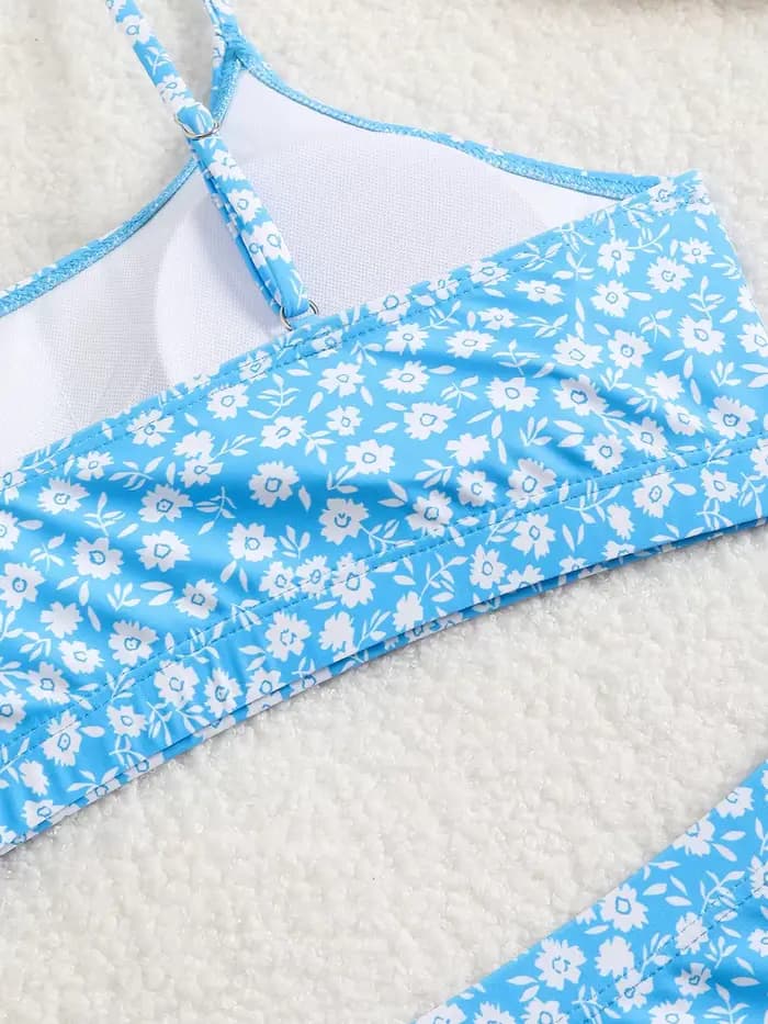 Maillot de bain sexy 2026 pour femme, ensemble bikini taille haute brésilien à col montant, idéal pour la plage