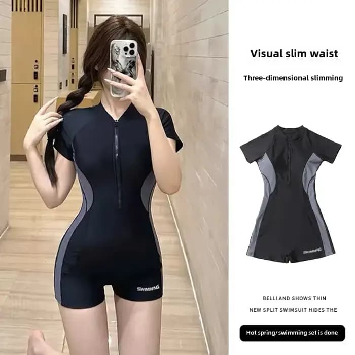 Maillot de bain une pièce drapeau pour femme