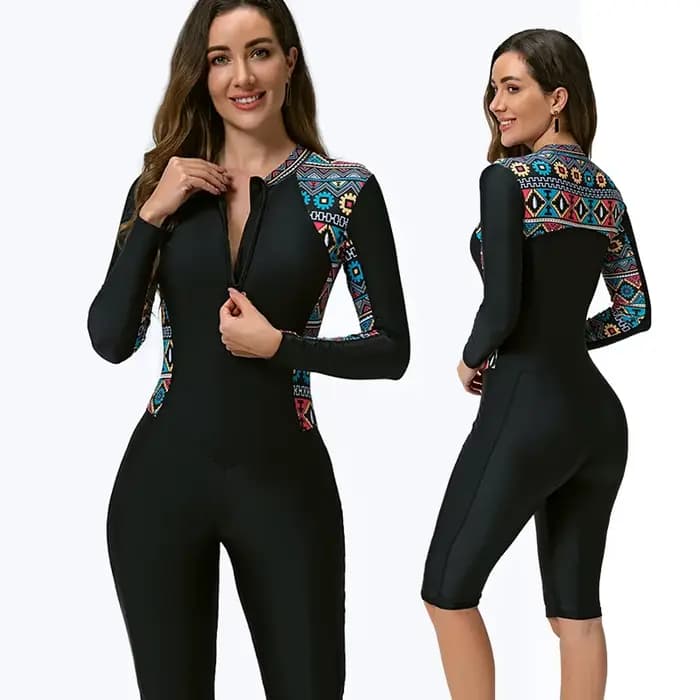 Maillot de bain une pièce anti-UV UPF 50+ pour femme