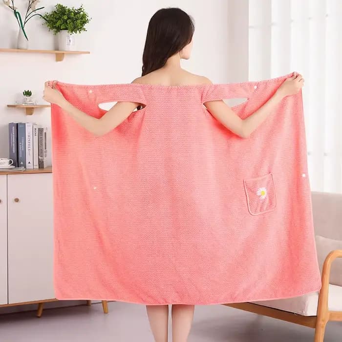 Serviette de bain en microcarence pour femmes, longue longueur, douce, portable, spa de douche pour adultes, serviettes de plage, salle de bain