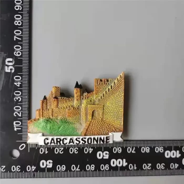 Aimant souvenir pour réfrigérateur, France, Paris, Carcassonne, Cannes, Imanes Para Riviera Arch of Triumph Nice, autocollants magnétiques, décoration d'intérieur