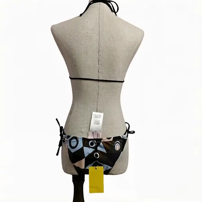 Nouvel ensemble bikini foulard bandeau femme 2026 au design classique avec logo signature lettre