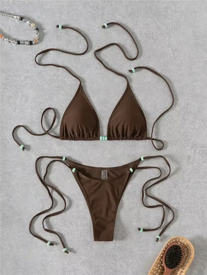 Push Up à armatures rembourré maillots de bain femmes taille haute Bikini Mujer Banador Badpak Dames Maio Biquinis Maillot Femme