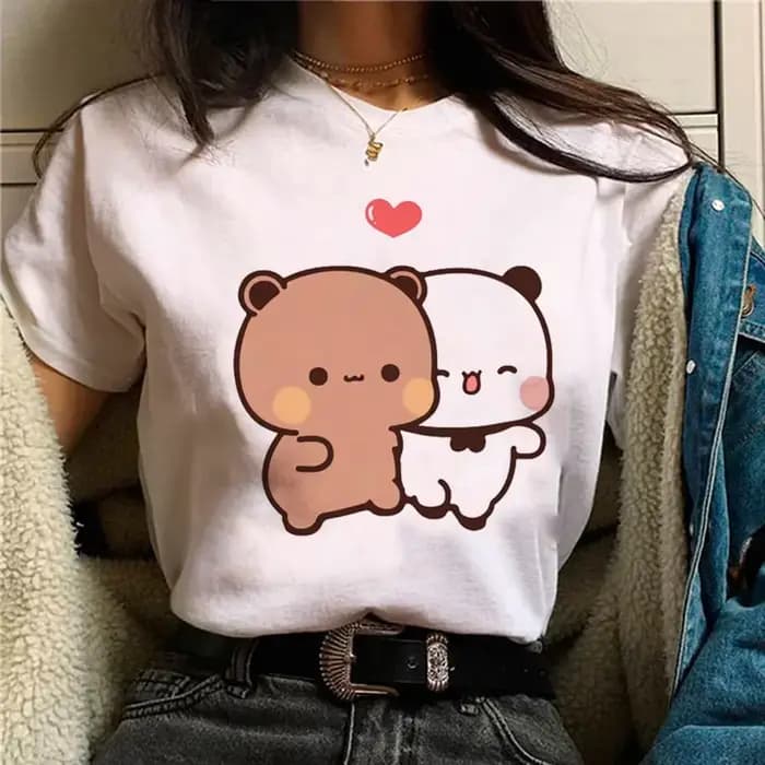 Bubu Dudu t-shirt femmes bande dessinée designer anime haut fille graphique vêtements drôles