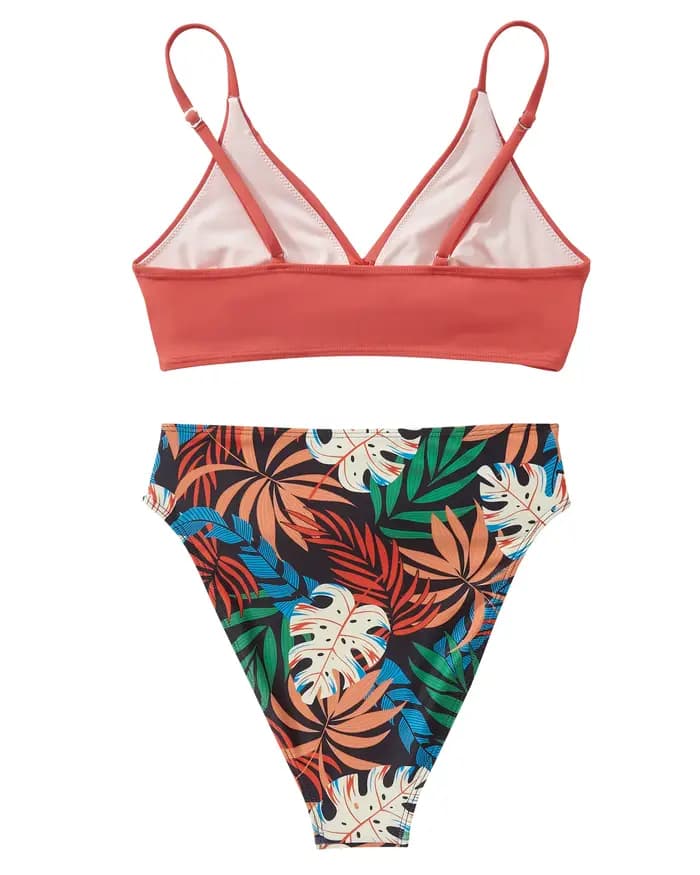 Bikini sexy à col en V pour femmes