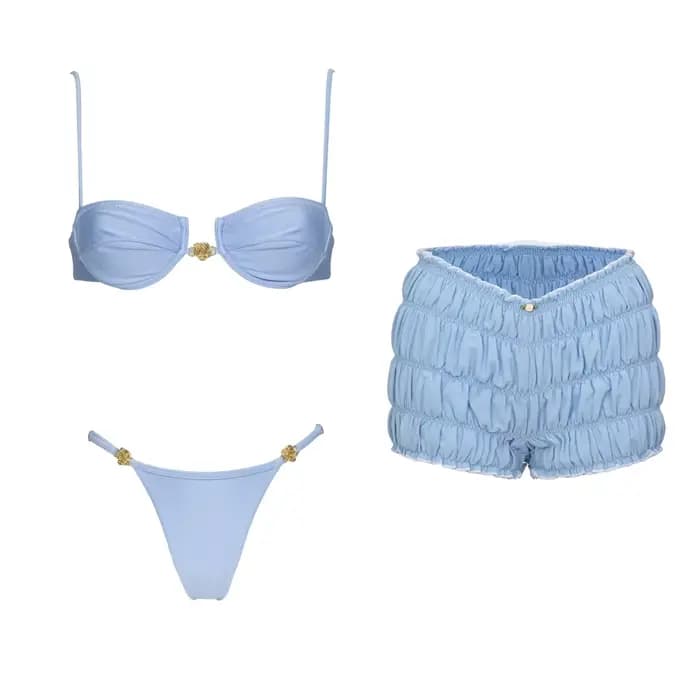 Ensemble de 3 pièces de maillot de bain sexy pour femme