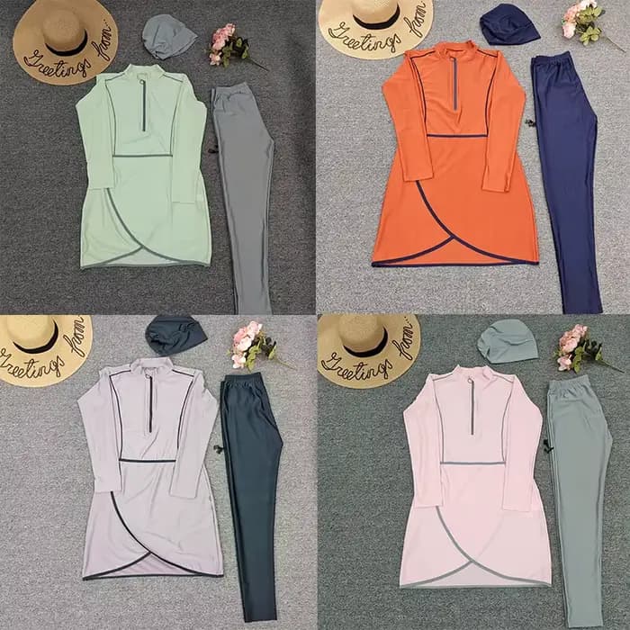 Burkini maillots de bains musulmans maillot bain femme hijab