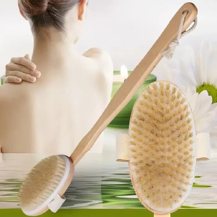 Brosse de douche détachable pour le dos