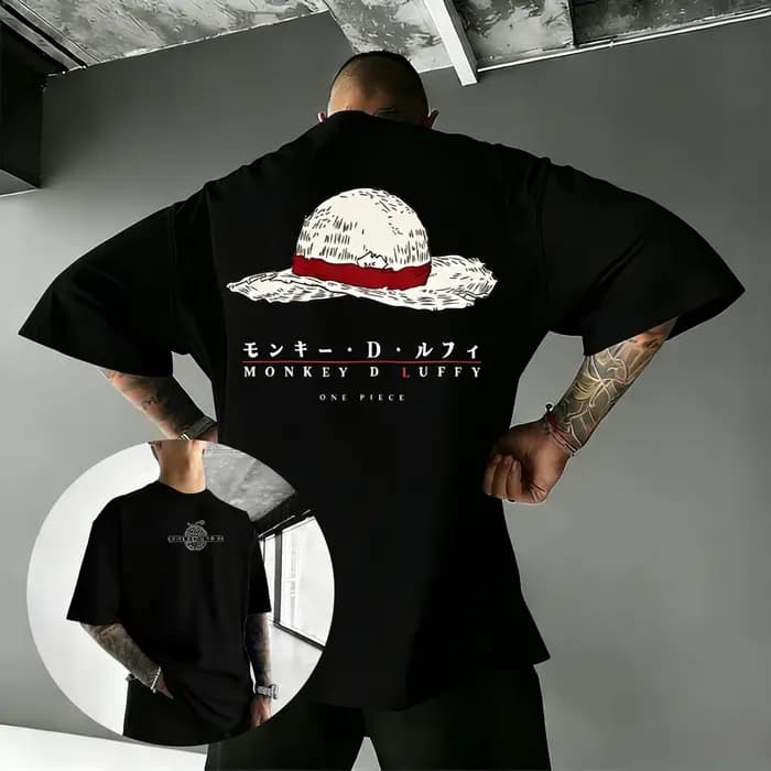 T-shirt One Piece Anime Luffy pour Hommes et Femmes, T-shirt graphique d'été, Streetwear décontracté à manches courtes, Nouvelle mode 2026, Imprimé cartoon
